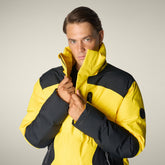 Piumino uomo animal free Makalu giallo - Protech High performance | Save The Duck