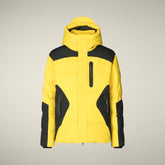 Piumino uomo animal free Makalu giallo - Protech High performance | Save The Duck