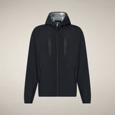 Giacca impermeabile uomo Zack nero | Save The Duck