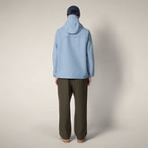 Giacca impermeabile uomo Zack azzurro nuvola | Save The Duck