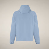 Giacca impermeabile uomo Zack azzurro nuvola | Save The Duck