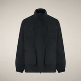 Giacca impermeabile uomo Vic nero | Save The Duck
