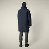 Impermeabile uomo Maurice blu nero e nero - Protech High performance | Save The Duck