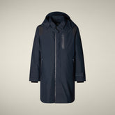 Impermeabile uomo Maurice blu nero e nero - Protech High performance | Save The Duck