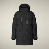 Parka uomo animal free Everest nero - Protech High performance | Save The Duck