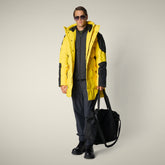 Parka uomo animal free Everest giallo - Protech High performance | Save The Duck