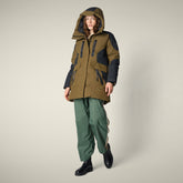 Parka donna animal free K2 verde militare - Pro-Tech Donna | Save The Duck