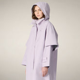 Damen-Regenmantel Lora in Mauve | Save The Duck