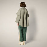 Impermeabile donna con cappuccio Tasha beige polvere | Save The Duck