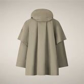 Impermeabile donna con cappuccio Tasha beige polvere | Save The Duck