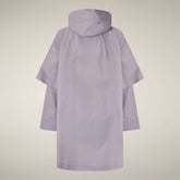 Impermeabile donna con cappuccio Tasha malva | Save The Duck