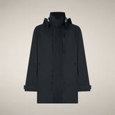 Men's Raincoat Ned in Black | Save The Duck
