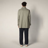 Impermeabile uomo Ned beige polvere | Save The Duck