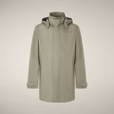 Impermeabile uomo Ned beige polvere | Save The Duck