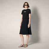 Jupe noire Alisa pour femme - FYI | Save The Duck