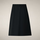 Jupe noire Alisa pour femme - FYI | Save The Duck