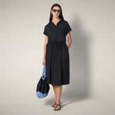 Gonna midi donna Jana nero - ASAP | Save The Duck