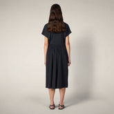 Gonna midi donna Jana nero - ASAP | Save The Duck