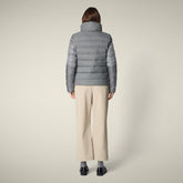 Piumino donna animal free Selin grigio mélange - Icons Donna | Save The Duck