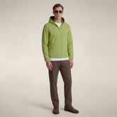 Veste à capuche Zayn vert citron pour homme | Save The Duck