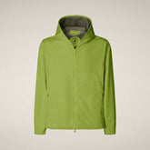 Veste à capuche Zayn vert citron pour homme | Save The Duck