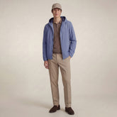 Men's Hooded Jacket Zayn in Cornflower Blue | Save The Duck