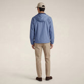 Men's Hooded Jacket Zayn in Cornflower Blue | Save The Duck