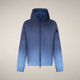 Herrenjacke Wes mit Kapuze in Marineblauem Farbverlauf | Save The Duck