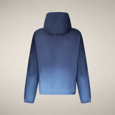 Herrenjacke Wes mit Kapuze in Marineblauem Farbverlauf | Save The Duck