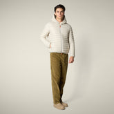 Piumino animal free uomo Donald Beige chiaro | Save The Duck