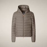 Men's puffer jacket Donald in elephant grey | Save The Duck