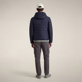 Men's puffer jacket Donald in navy blue | Save The Duck