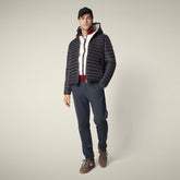 Piumino uomo animal-free Donald grigio nero - Icons Uomo | Save The Duck