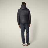 Piumino uomo animal-free Donald grigio nero - Icons Uomo | Save The Duck