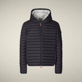 Piumino uomo animal-free Donald grigio nero - Icons Uomo | Save The Duck