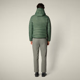 Piumino uomo animal-free Donald verde timo - Icons Uomo | Save The Duck