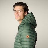 Piumino uomo animal-free Donald verde timo - Icons Uomo | Save The Duck