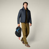 Piumino uomo animal-free Donald blu nero - Icons Uomo | Save The Duck