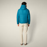 Doudoune animal-free Donald bleu horizon pour homme | Save The Duck