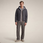 Doudoune Donald gris orage pour homme | Save The Duck