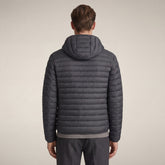 Doudoune Donald gris orage pour homme | Save The Duck