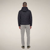Herren-Steppjacke Donald in Grau-Schwarz | Save The Duck