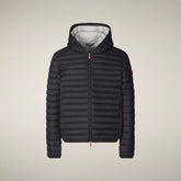 Herren-Steppjacke Donald in Grau-Schwarz | Save The Duck