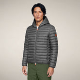 Herren-Steppjacke Donald in Anthrazitgrau | Save The Duck