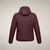 Piumino uomo Donald bordeaux nero | Save The Duck