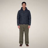 Herren-Steppjacke Donald in Blau-Schwarz | Save The Duck