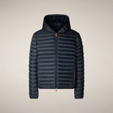 Herren-Steppjacke Donald in Blau-Schwarz | Save The Duck