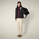 Piumino uomo animal free Devon nero | Save The Duck