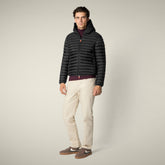 Piumino uomo animal free Devon nero | Save The Duck