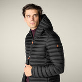 Piumino uomo animal free Devon nero | Save The Duck